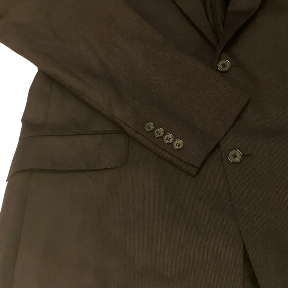 Arnold Brant Mens Suit Jacket 100% Cashmere Taylor Richards & Conger 44L Italy